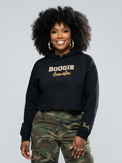 Bougie Traveler Crop Hoodie